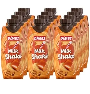 DİMES MİLKSHAKE KARAMELLİ 310 ML 12 ADET