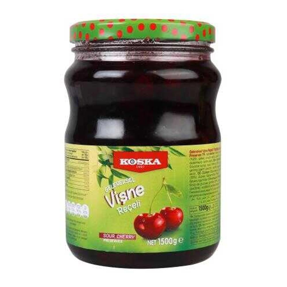 KOSKA 1500 GR VİŞNE REÇELİ CAM 