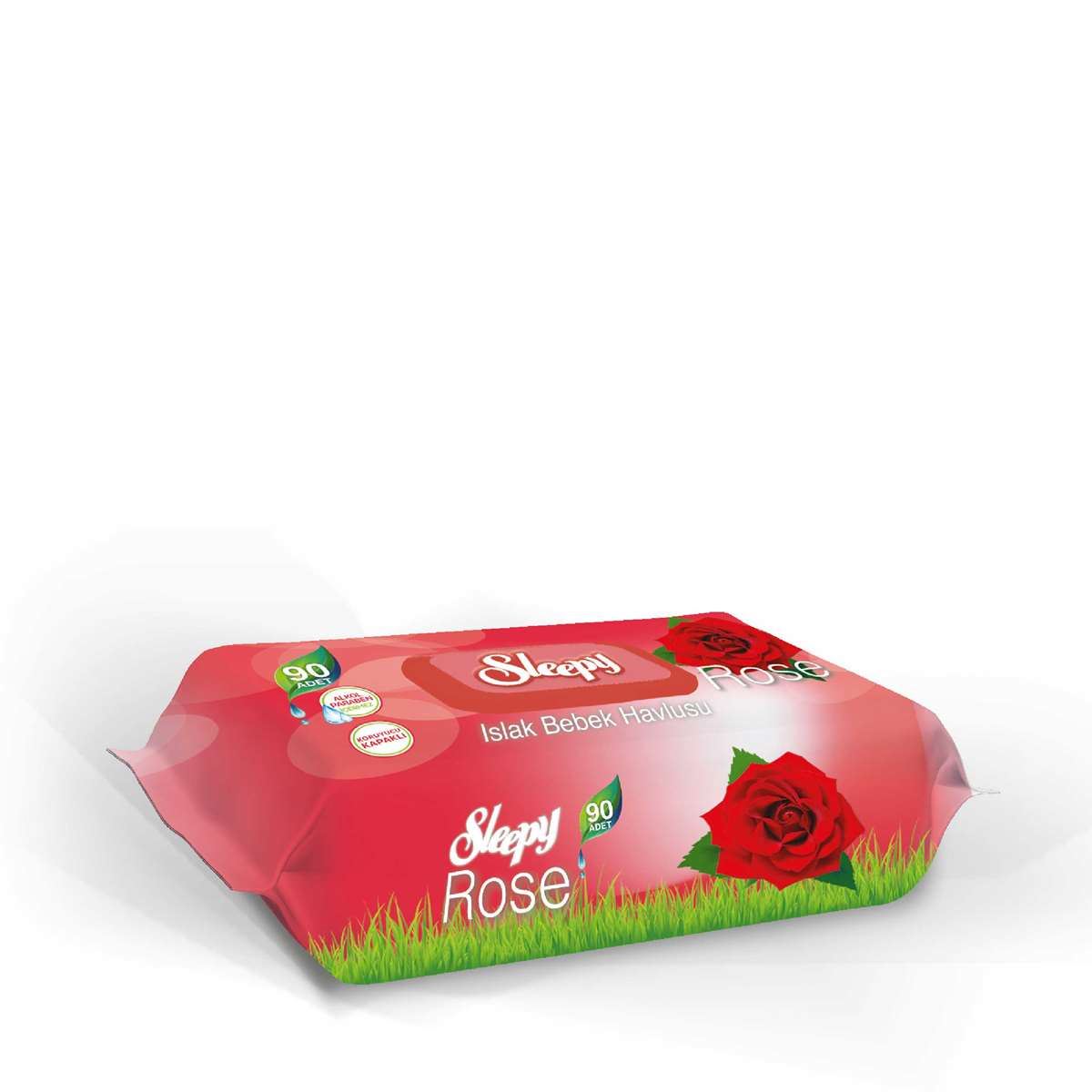  SLEEPY ISLAK HAVLU GÜLLÜ 90 LI (24 ADET)