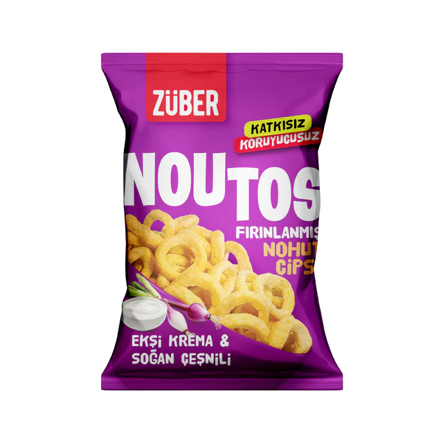  ZÜBER Noutos Nohut Cipsi Ekş.Krma Soğan 55gr 