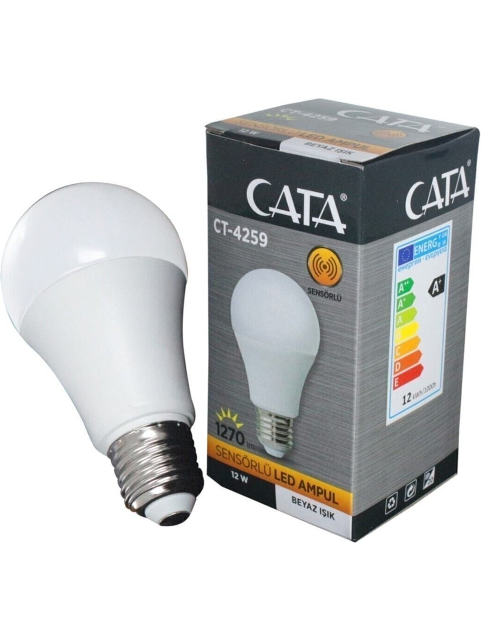 CATA SENSÖRLÜ LED AMPÜL CT-4259