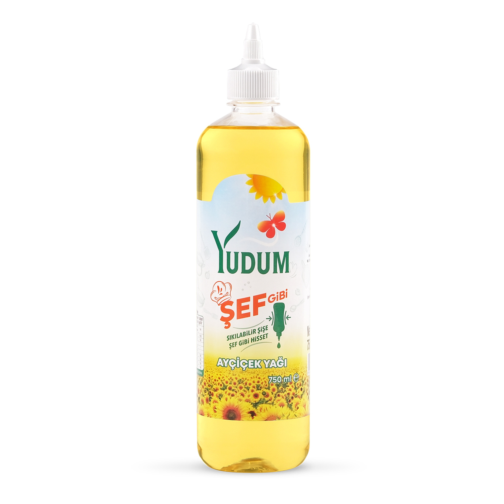 YUDUM ŞEF AYÇİÇEK YAĞI 750 ML