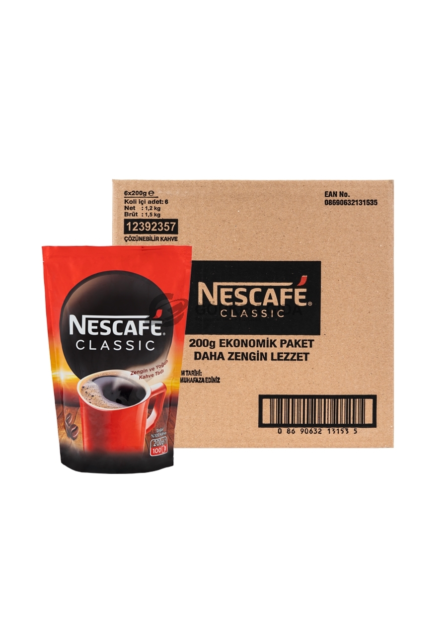  NESCAFE CLASSIC 200 GR (6 ADET)