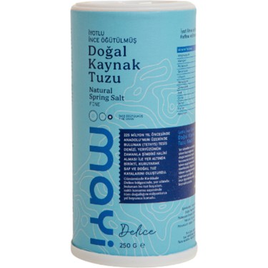 MAYİ ÖĞÜTÜLMÜŞ TUZ TUZLUKLU 250 GR