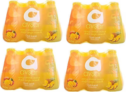 AVŞAR MANGO VE ANANAS SODA 24 ADET