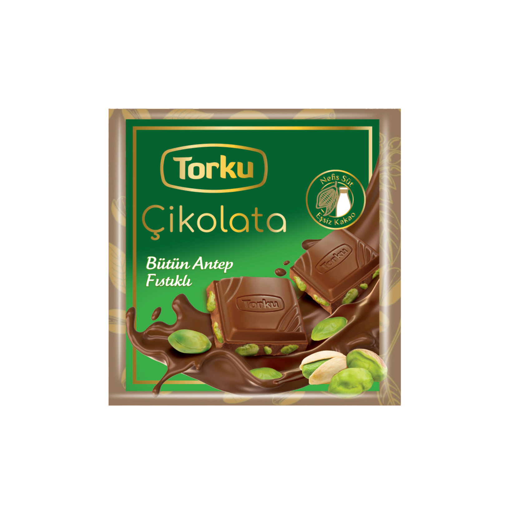TORKU ANTEP FISTKLI SÜTLÜ ÇİKOLATA  65 GR