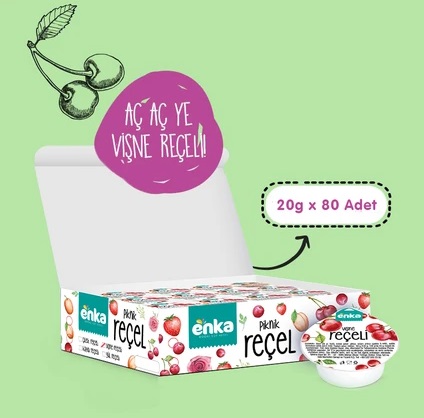 ENKA PİKNİK  REÇEL 20 GR * 80 ADET