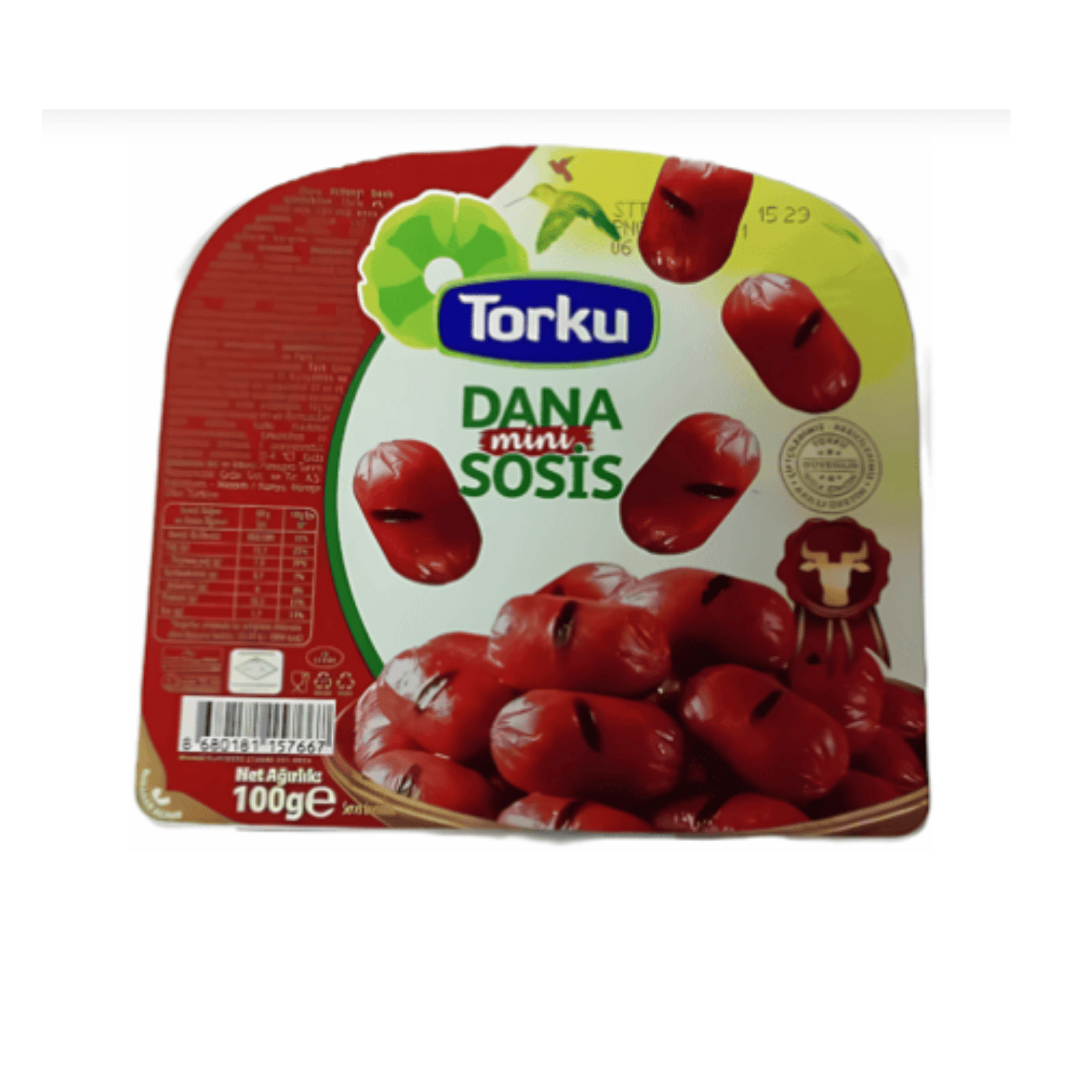 TORKU MİNİ KOKTEYL SOSİS KÜVET 100G