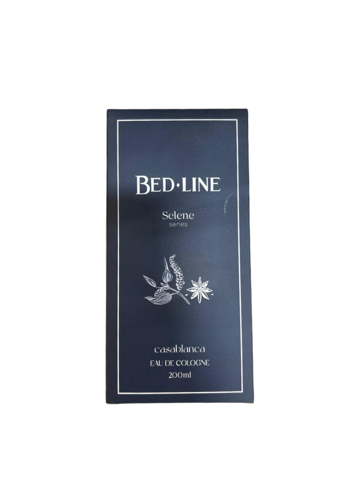 BED LİNE 200 ml cam kolonya casablanca