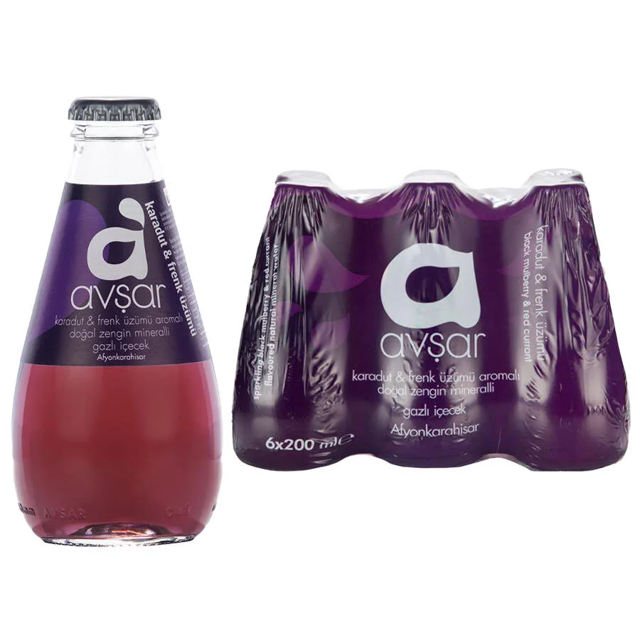 AVŞAR KARADUT&FRENK ÜZÜMÜ ARM.200 ML (6 ADET)