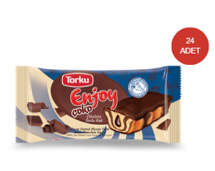 TORKU ENJOY ÇOKO ÇİKOLATALI SOSLU KEK 55 GR 24 ADET
