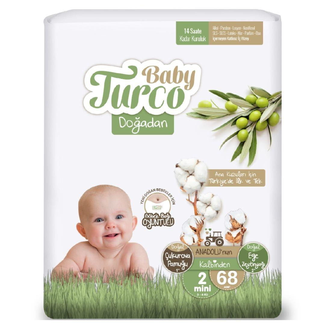 BABY TURCO AVANTAJLI BEBEK BEZİ 2 NUMARA MİNİ 68'Lİ