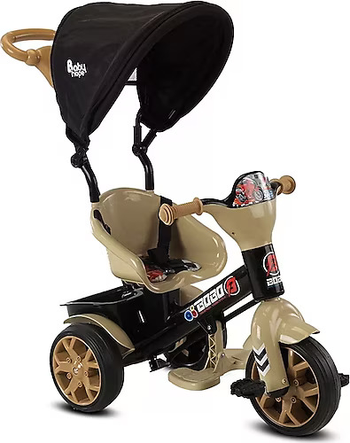 BABYHOPE BOBO SPEED TENTELİ BİSİKLET KAHVERENGİ (M