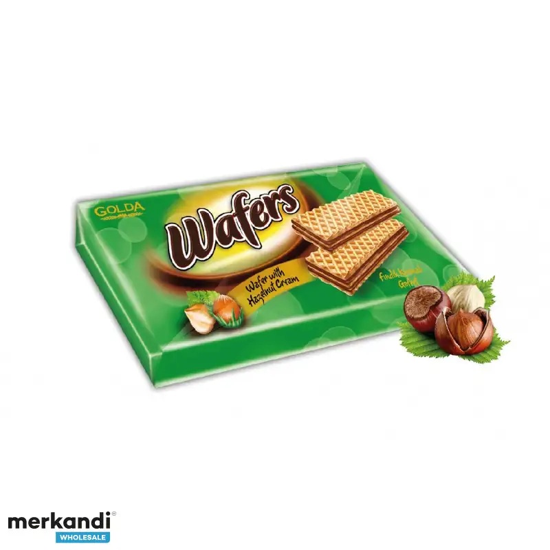 GOLDA WAFERS FINDIK AROMALI GOFRET (175 GR)