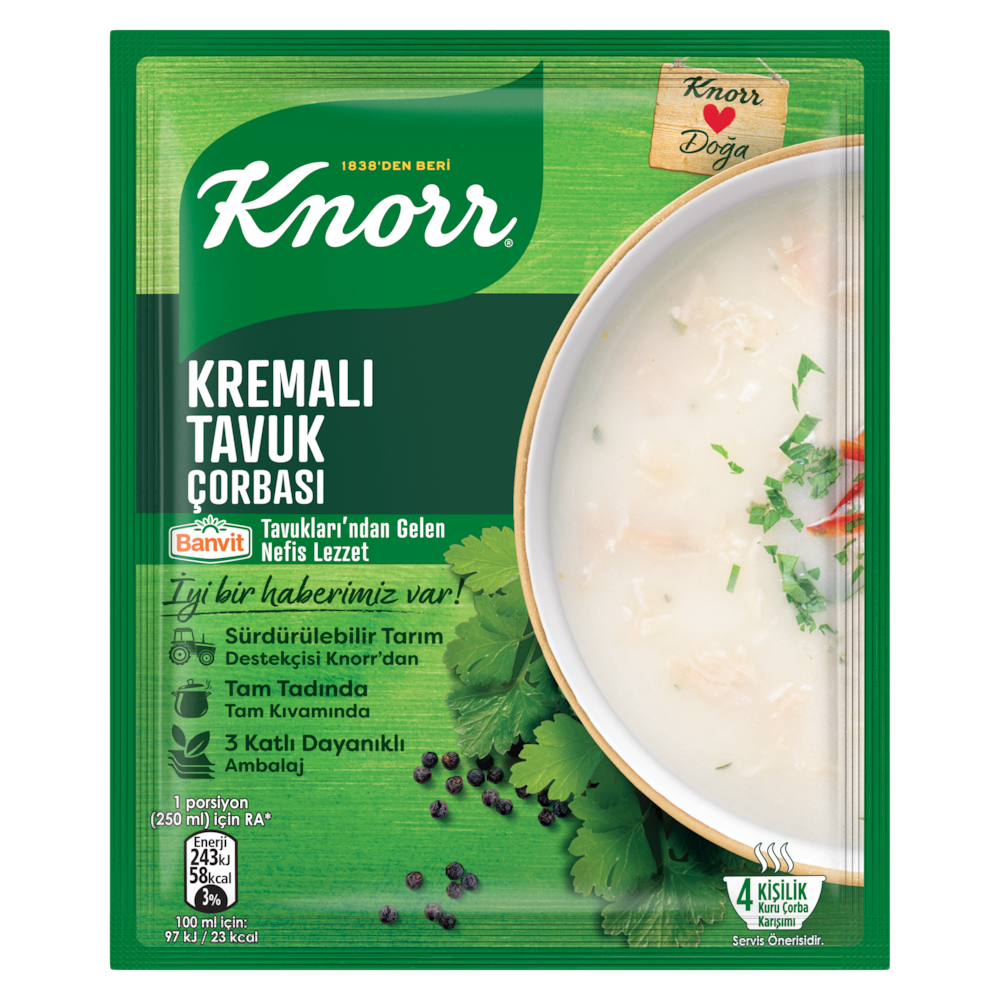 KNOR ÇORBA KREMALI TAVUK (12 ADET )