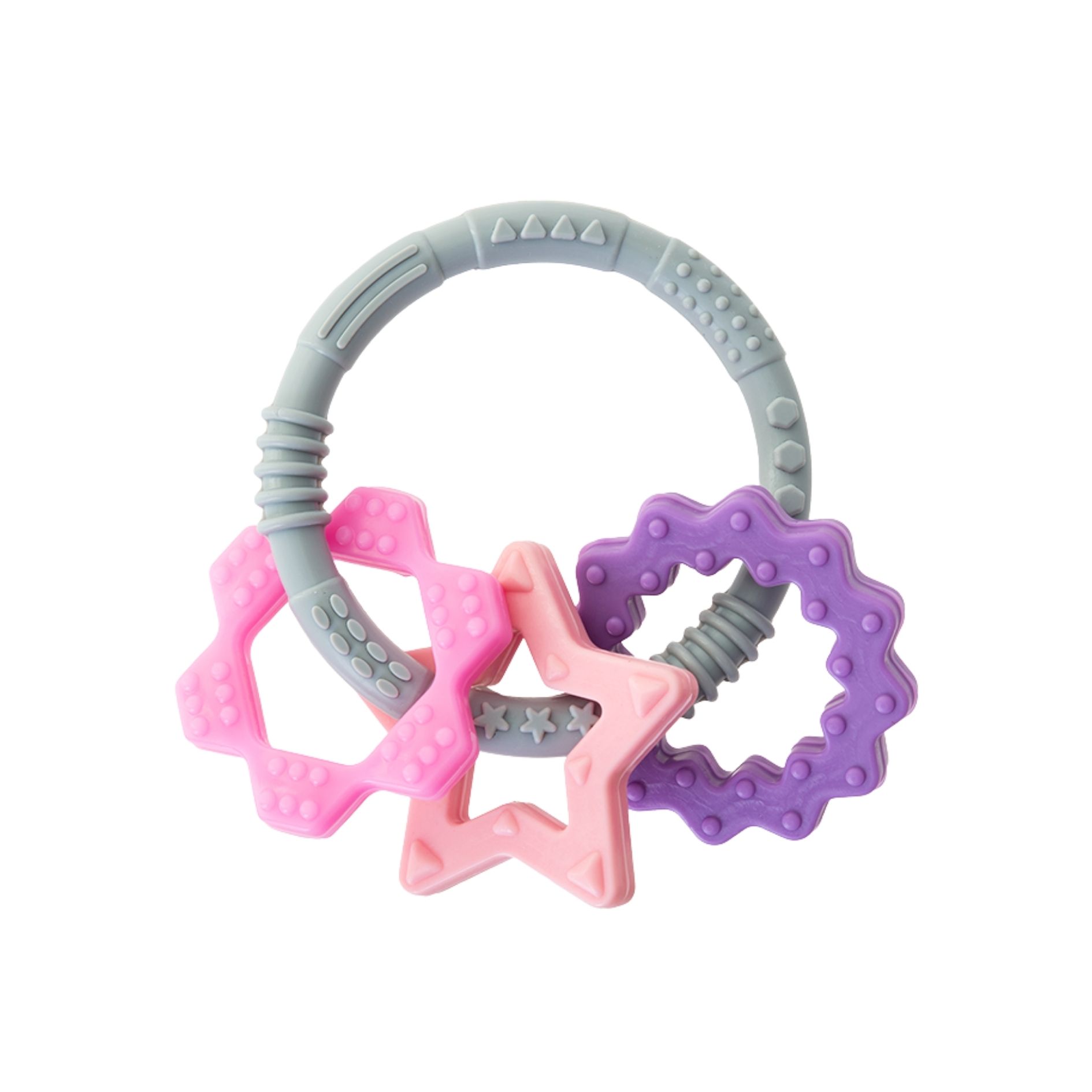  BABYJEM 807 SİLİKON HALKA DİŞ KAŞIYICI PEMBE-8070