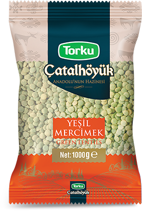 TORKU ÇATALHÖYÜK YEŞİL MERCİMEK 1 KG