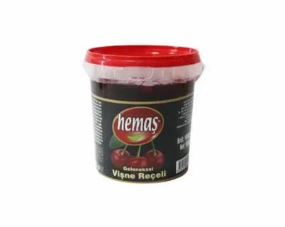 HEMAŞ VİŞNE REÇELİ KOVA 1000GR