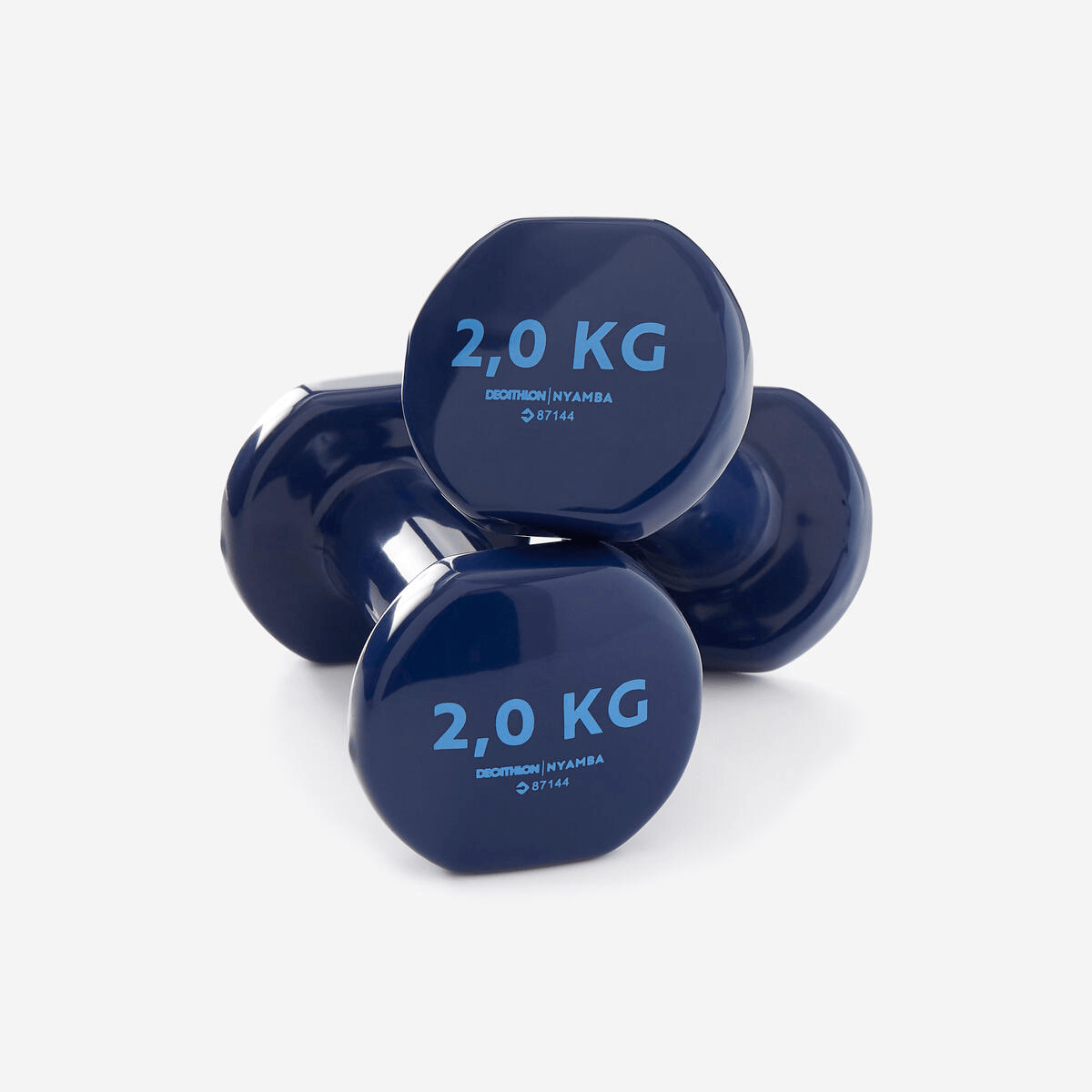 Lacivert 2 Kğ Dambıl -2 Adet - Fitness