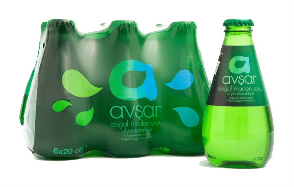 AVŞAR DOĞAL MADEN SUYU SADE 200 ML 6 ADET