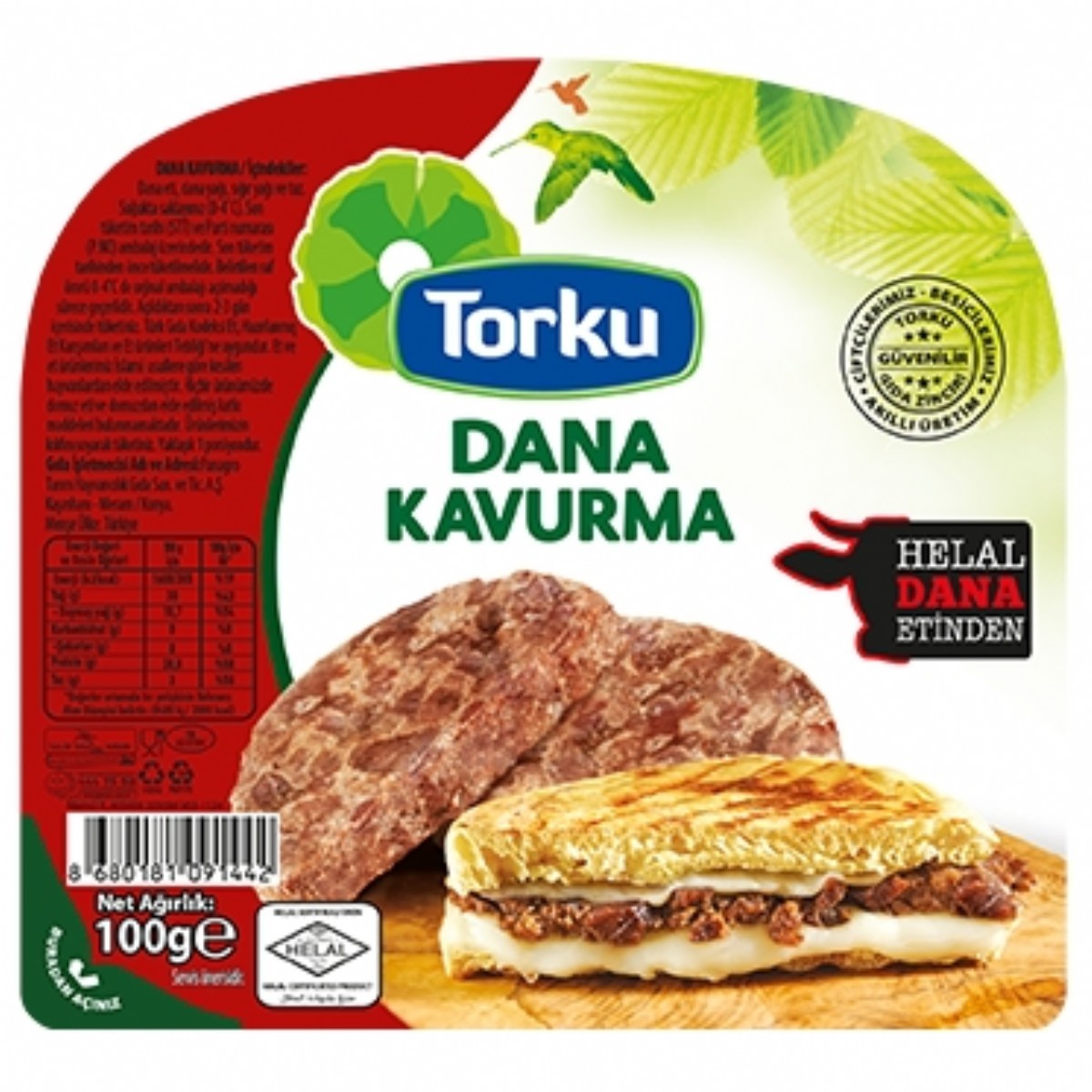 TORKU KAVURMA DİLİMLİ 100 G