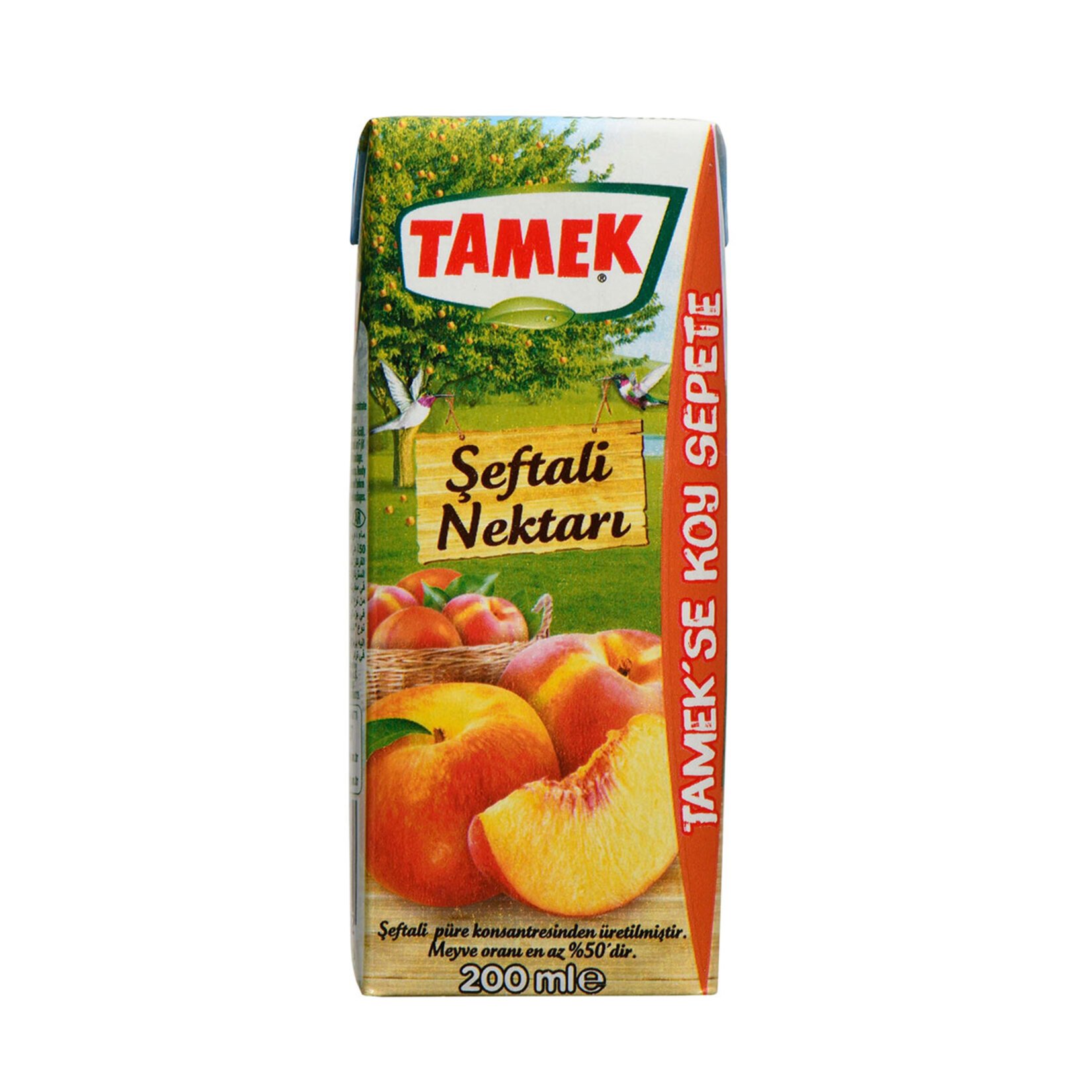 TAMEK 200 ML ŞEFTALİ