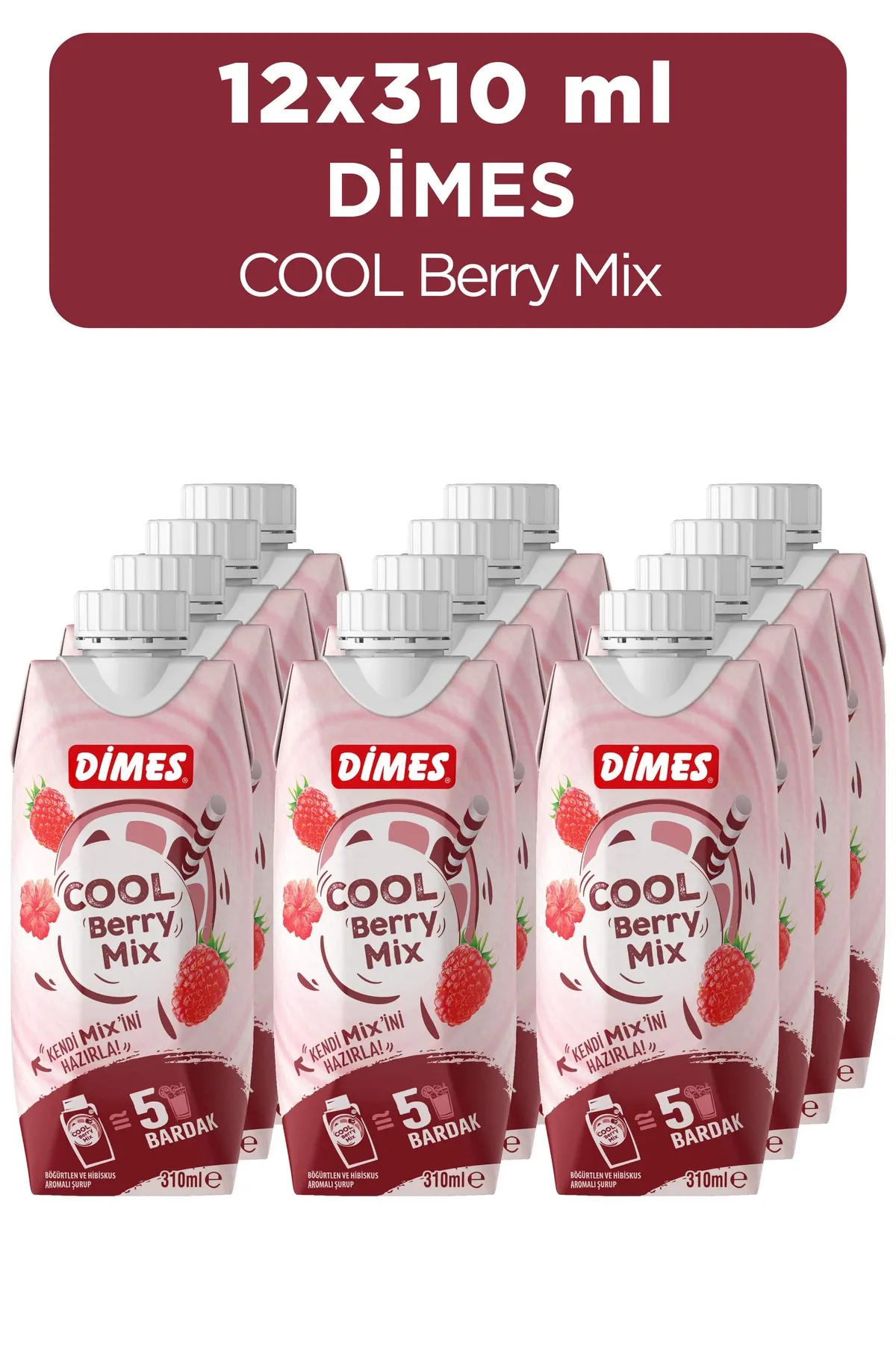 DİMES COOL BERRY MİX 310 ML  12 ADET