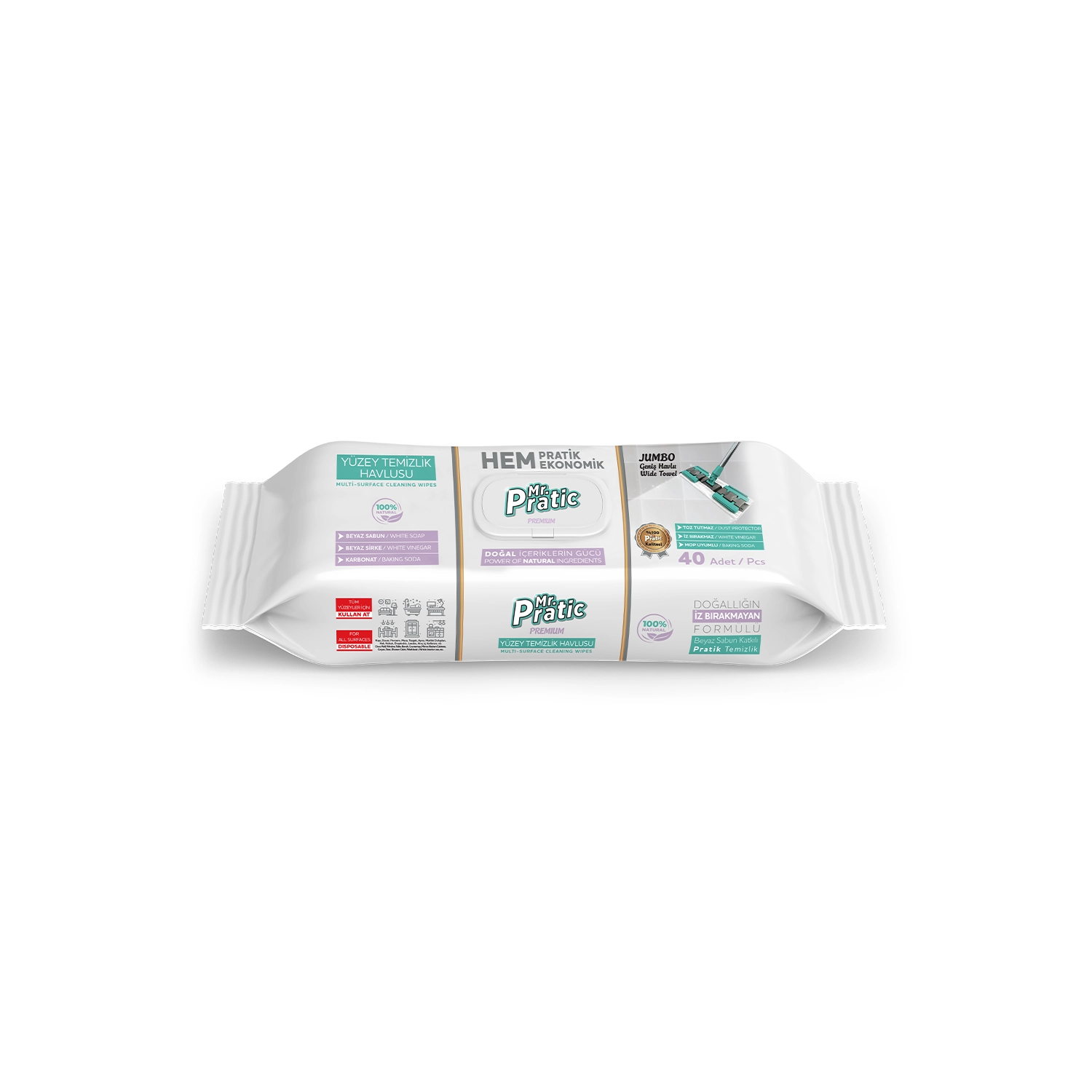 MR. PRATİK JUMBO 40 LI YUZEY HAVLUSU 