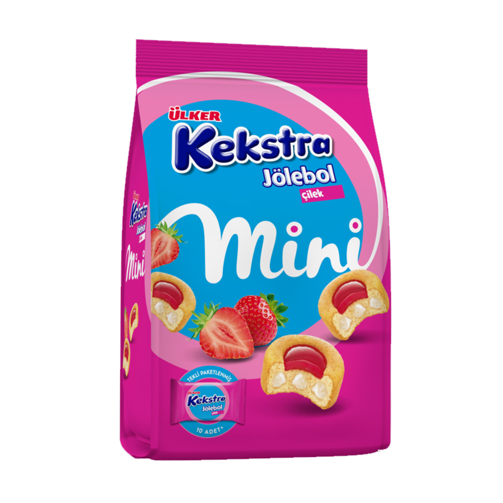 ÜLKER KEKSTA MİNİ ÇİLEKLİ 150 GR