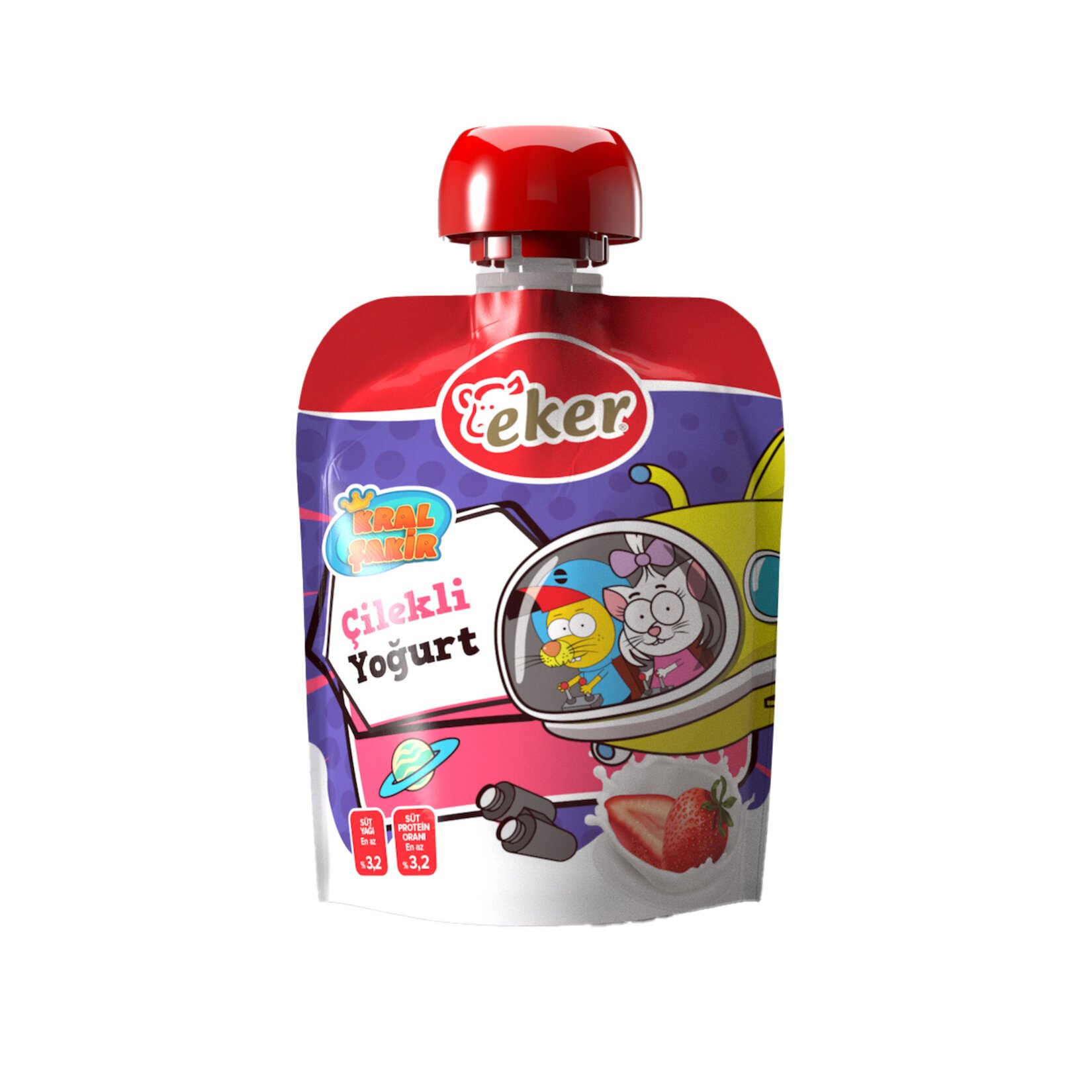65 GR POUCH ÇİLEKLİ YOĞURT