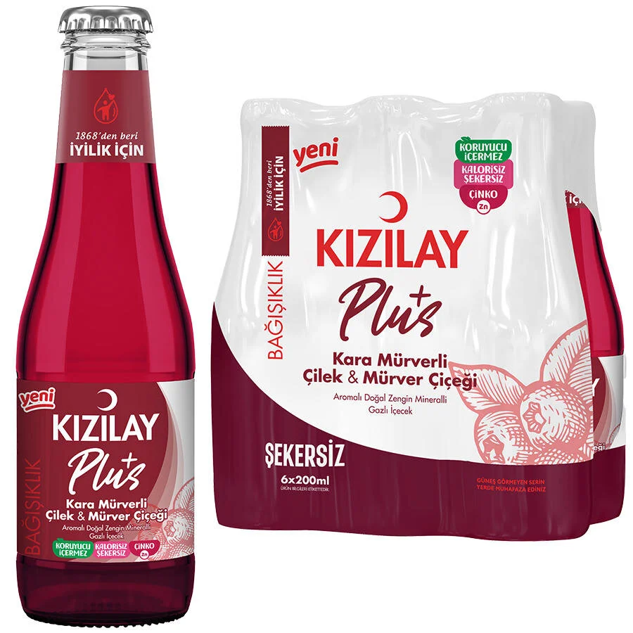 KIZILAY MEYVELİ KARAMÜRVER - ÇİLEK 6 ADET
