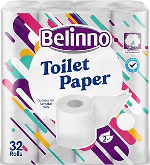 BELİNNO TUVALET KAĞIDI 2 KATLI 32X3 