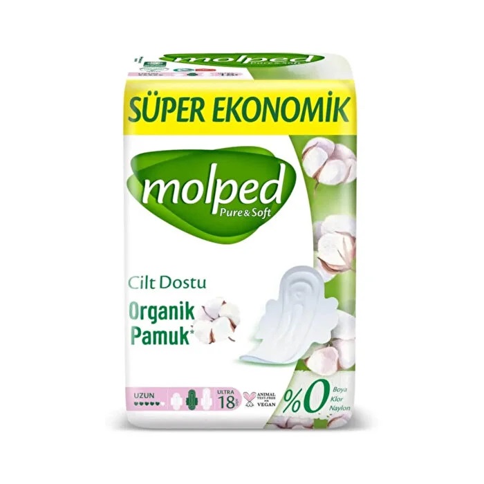 MOLPED ANNE/KIZ PURE SOFT UZUN 18 Lİ              