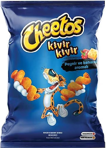 CHEETOS KIVIR KIVIR PEYNİR VE BAHARAT AROMALI 70 GR