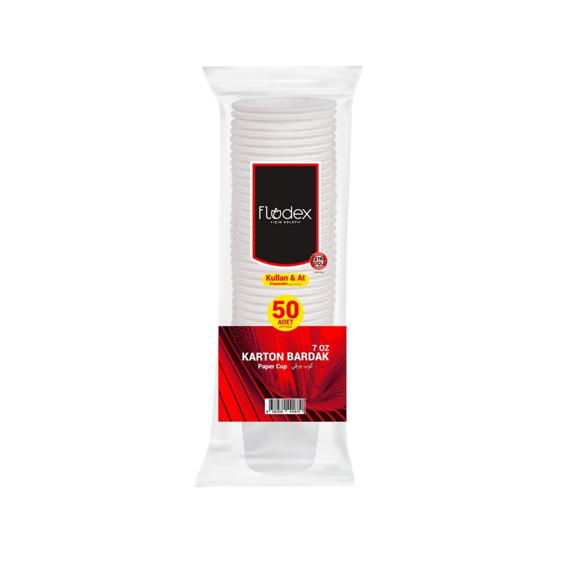 FLODEX KARTON BARDAK 50'Lİ (7 OZ) 