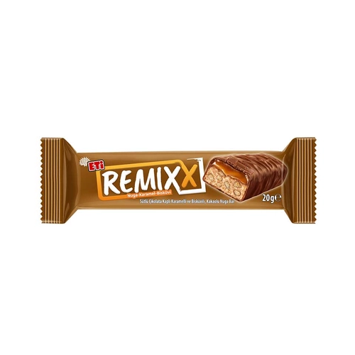 ETİ REMİXX KARAMEL BİSKÜVİLİ BAR 20 GR
