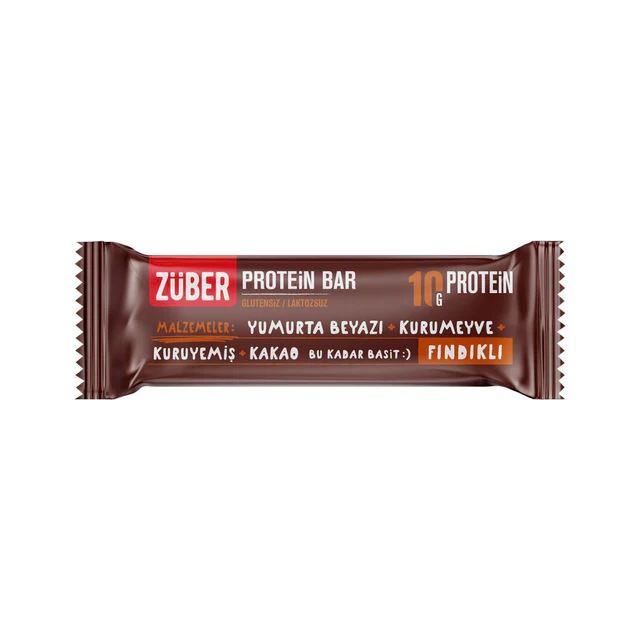  Züber Protein Bar Fındıklı 40gr (12 ADET)