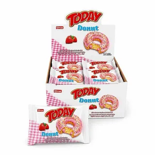 4408-TODAY DONUT KEK 35GRX24X6 ÇİLEKLİ