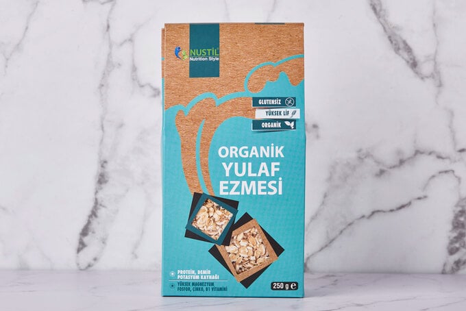 NUSTİL ORGANİK GLUTENSİZ YULAF EZMESİ 250 G