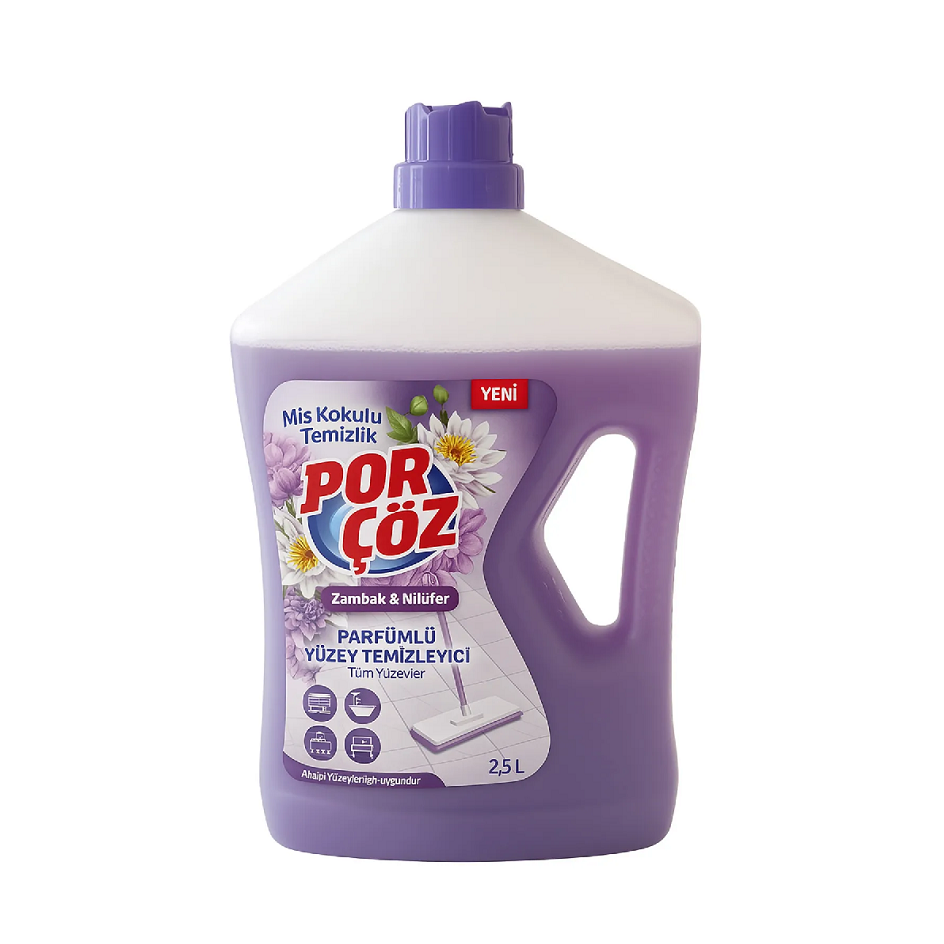 PORÇÖZ YÜZEY TEMİZL.MOR ÇİÇEK 2500 ML