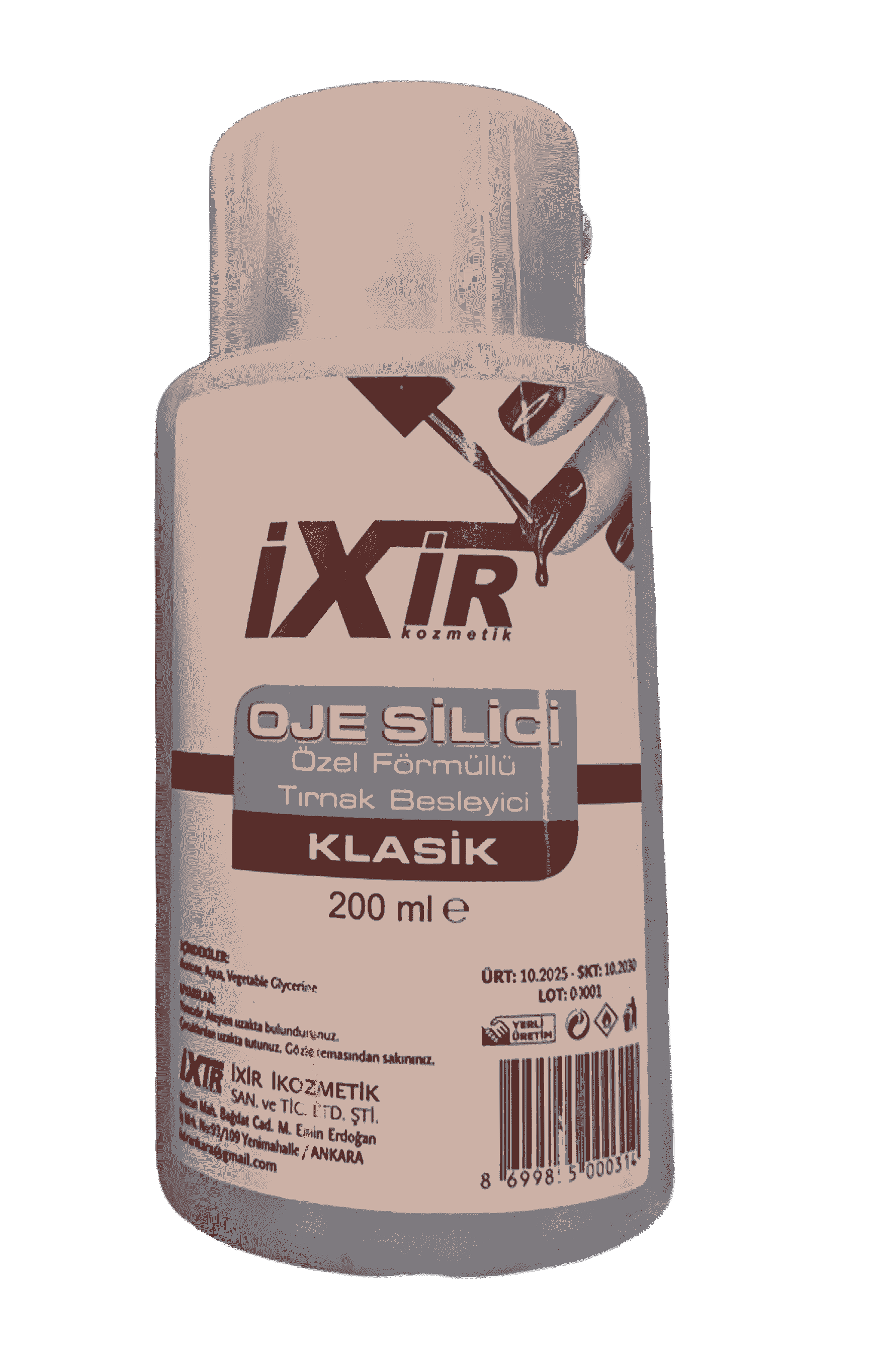 İXİR OJE SİLİCİ 200 ML KLASİK ASETON