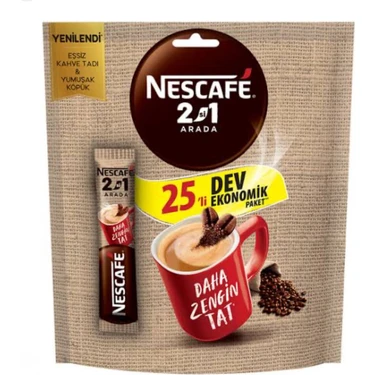 NESCAFE 2 Sİ 1 ARADA 25 Lİ POŞET 