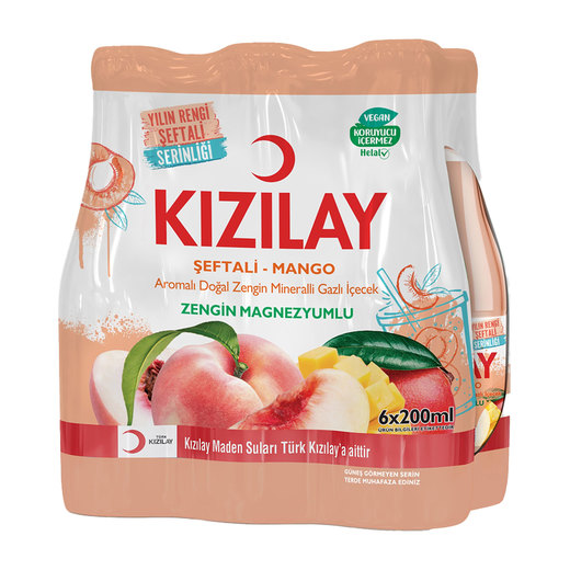 KIZILAY MEYVELİ ŞEFTALİ-MANGO 6 ADET