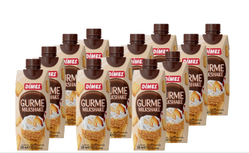 DİMES GURME MİLKSHAKE BİSKÜVİ 310 ML 12 ADET