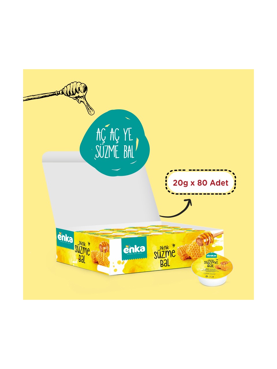 ENKA 20 GR PİKNİK BAL* 80 ADET
