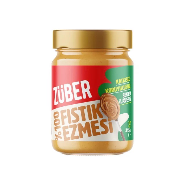  ZÜBER %100 Fıstık Ezmesi 315gr (1 ADET)