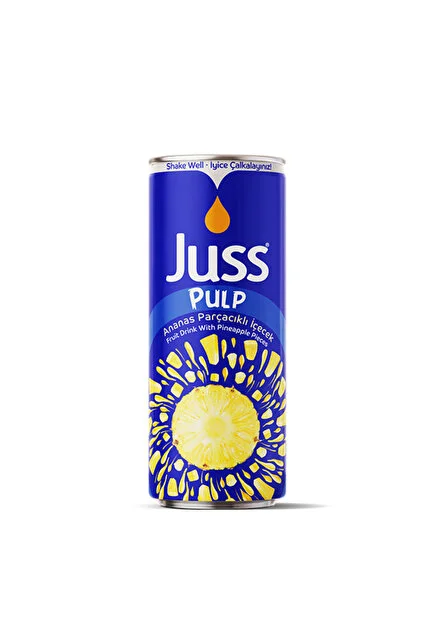 JUSS PARÇACIKLI TENEKE ANANAS 250 ML