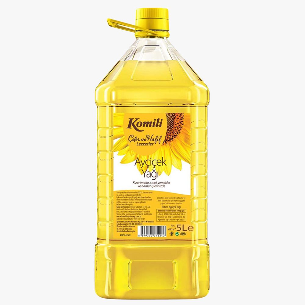 KOMİLİ AYÇİÇEK 5 L KUBBELİ PET 