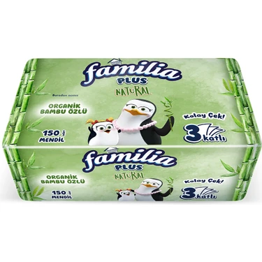 FAMILIA NATUREL BAMBU MENDİL 150 ADET