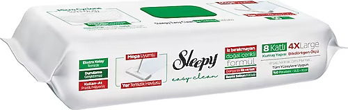 SLEEPY YER TEMİZLİK HAVLU MOP BEYAZ SABUN 4XL